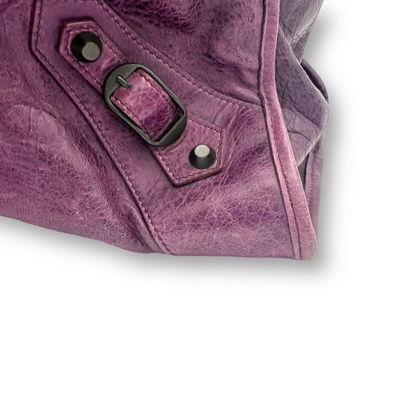 Balenciaga Work Bag Duffle Travel Jumbo Moto City Tote w Mirror - Picture 4 of 15